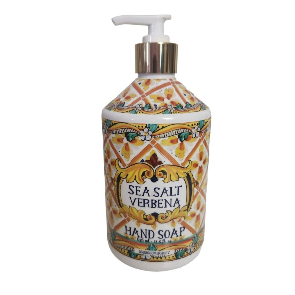 Villa Flora Hand Soap Home & Body Co. 21.5 oz Sea Salt Verbena
